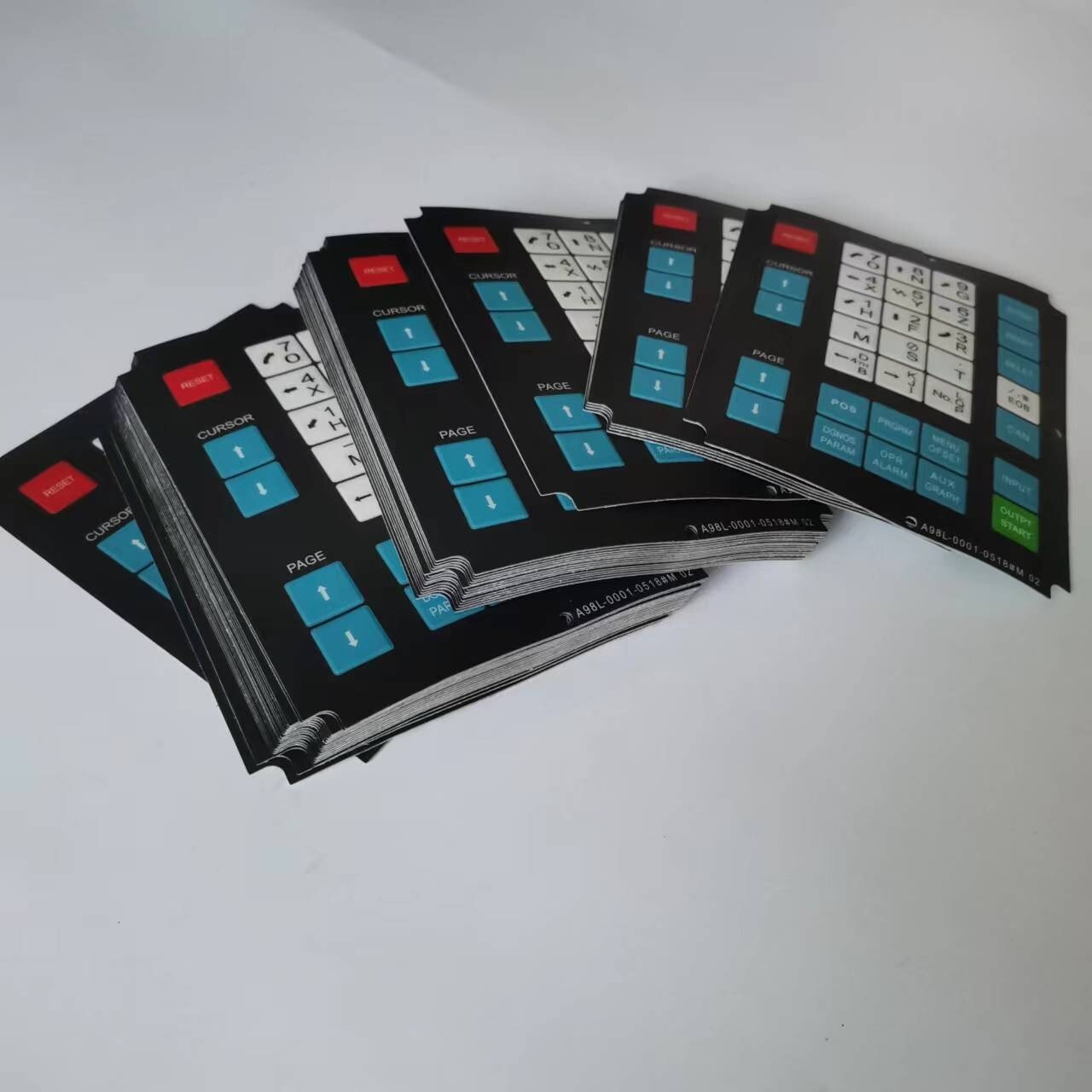 1PC FANUC  A98L-0001-0518#T KEYSHEET MEMBRANE KEYPAD FOR 32 KEY