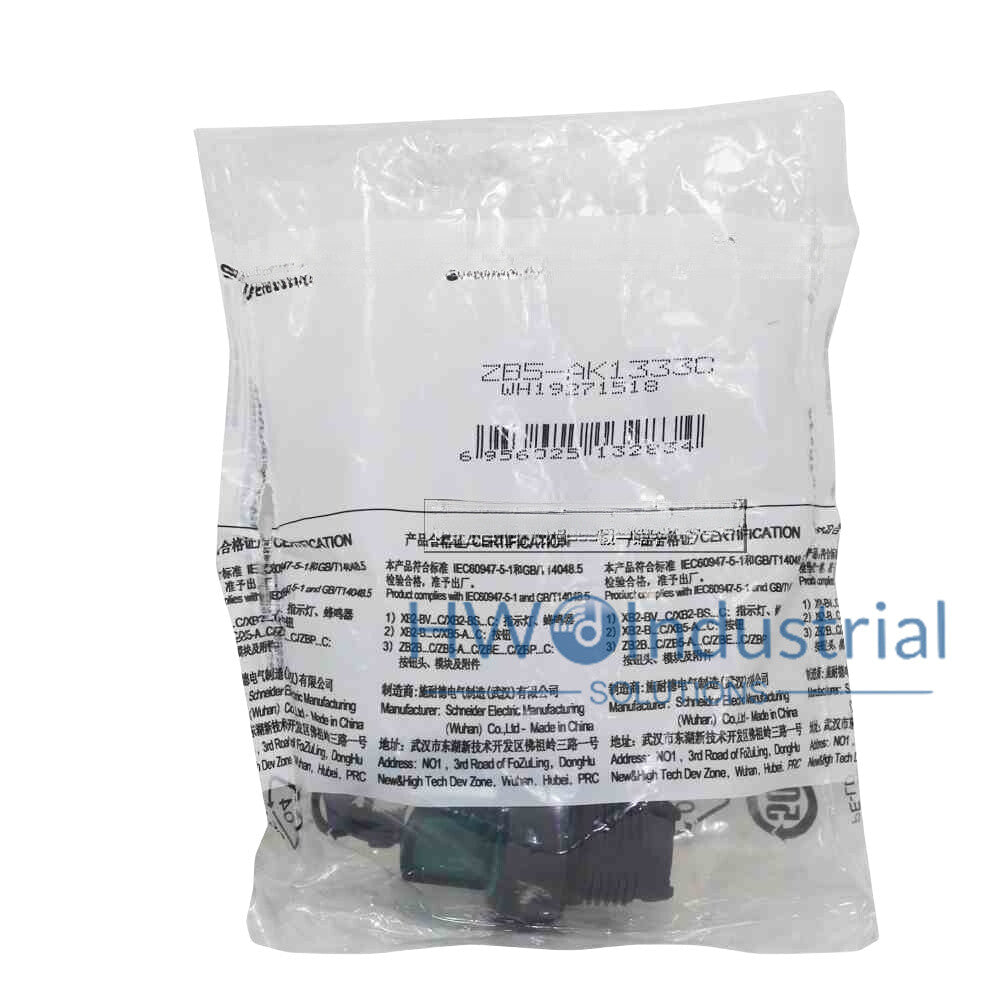 1PC Green Light Selection Switch Button Head ZB5AK1333C ZB5-AK1333C