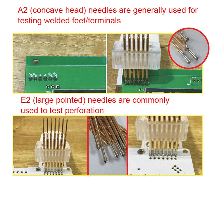 1PC PCB test rack fixture program programming P100-A2 P100-E2 needle 2.54mm