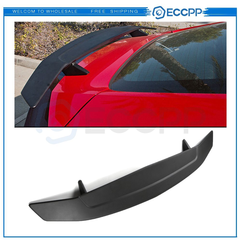 For 2022 2023 2024 Honda Civic Sedan Rear Trunk Spoiler Matte Black Paintale