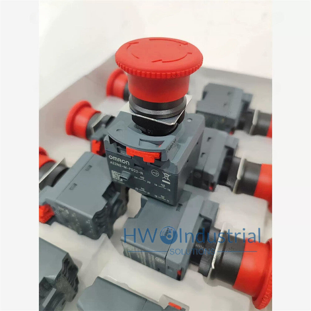 1/Piece  A22NE-M-PD22-N Omron Emergency Stop Button Switch