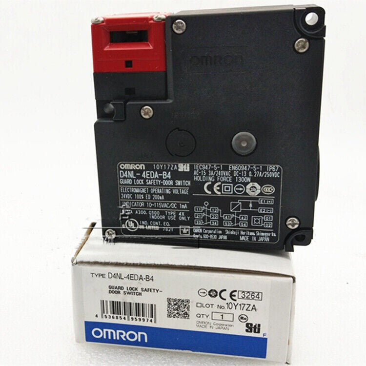 For OMRON D4NL-4EDA-B4 3A 240VAC 24V Door lock of safety door switch