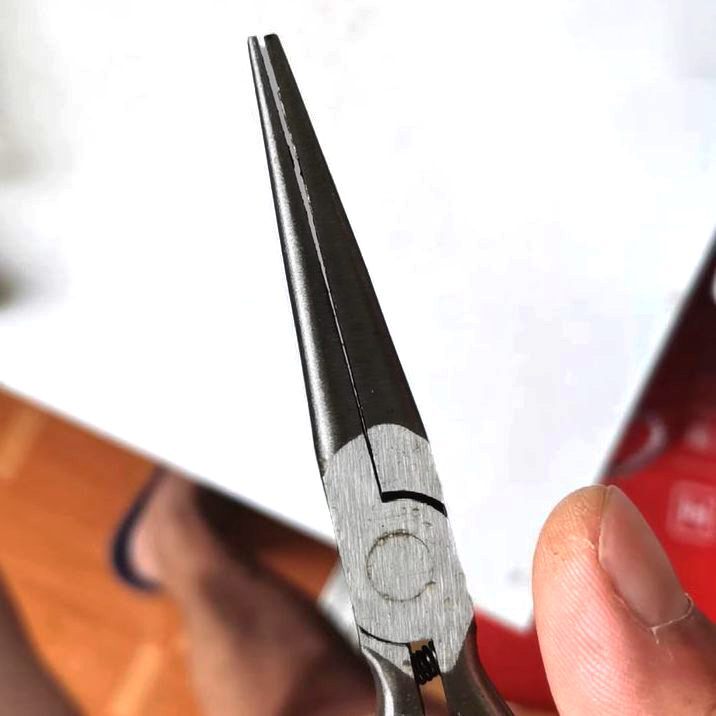 2x Mini Needle Nose Pliers Jewelry Make DIY Crafts Electronics Repair Tools Kit