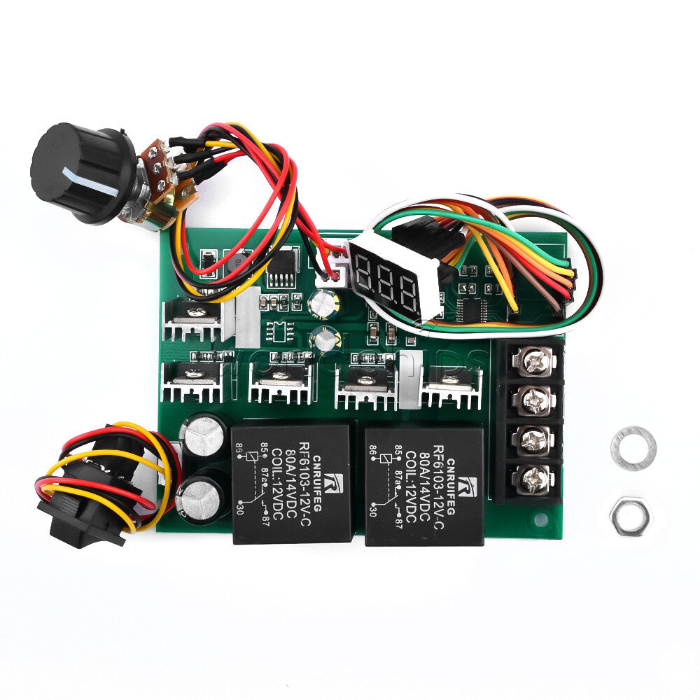 DC10-55V 40A PWM Speed Regulator Function DC Brush Motor Controller Switch