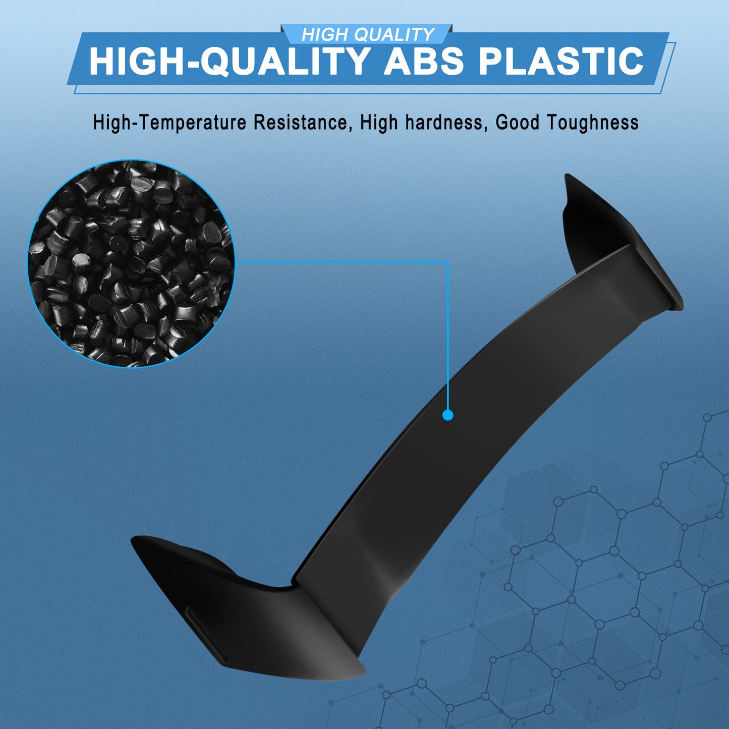 Fit For 2006-2011 Honda Civic 8th Gen 4DR Black Rear Trunk Wing Spoiler