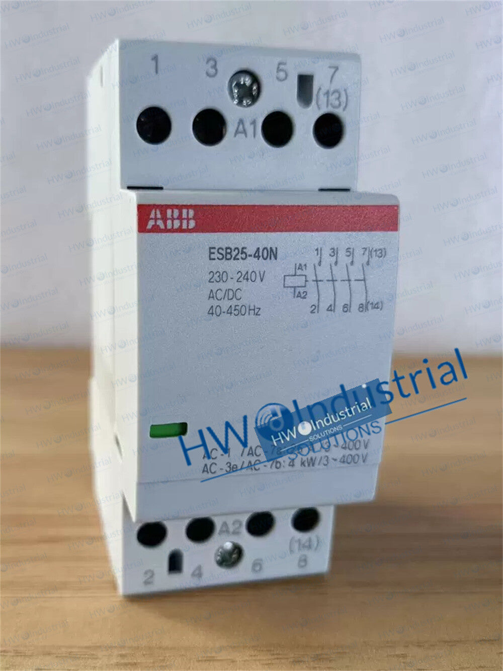 1/Piece ESB25-40N 25A 4NO ABB Building Specific Contactor Coil Voltage 230-240V