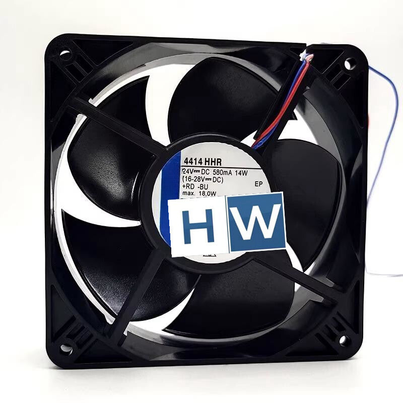 1PC for 4414HHR 120*38 DC24V 0.58A 14W Axial InverterFlow Fan