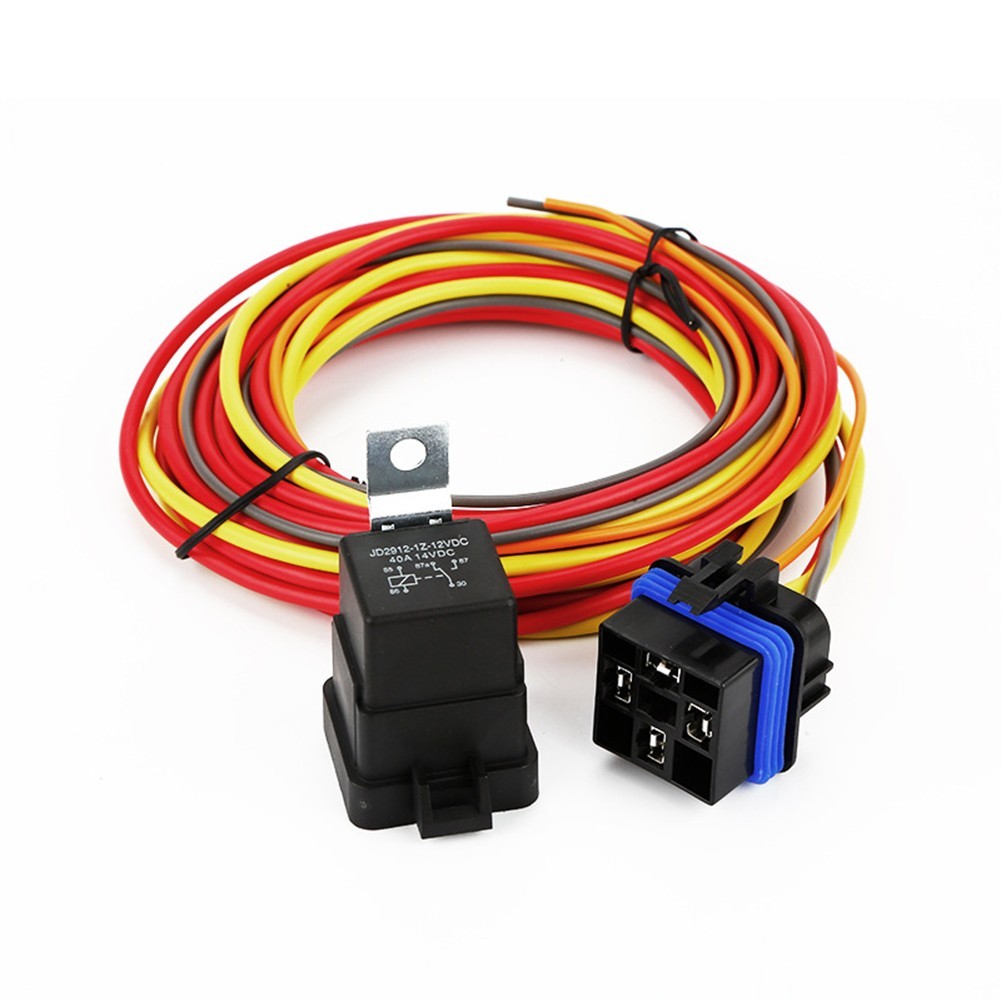Heavy Duty Electric Fan Wiring Kit with Thermostatic Switch and Fuse Block