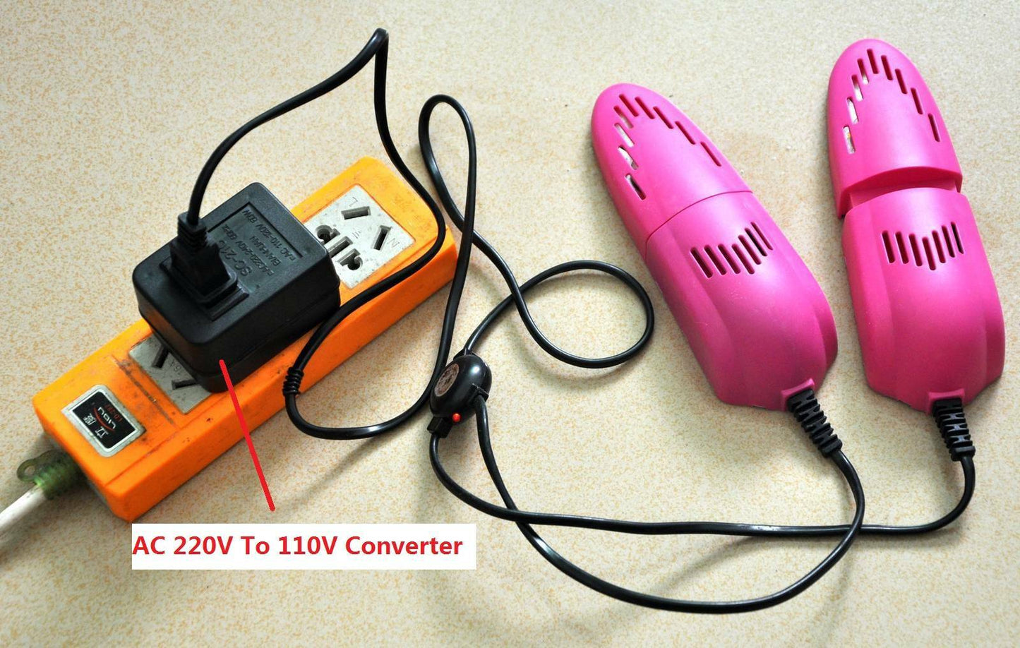 Shoes Boot Socks Dryer 110-240V PTC Heater Winter Warmer Deodorizer Dehumidify