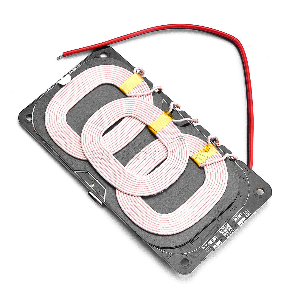 Car 3-coil 18W High-power Wireless Charger Module With Type-C Interface DIY