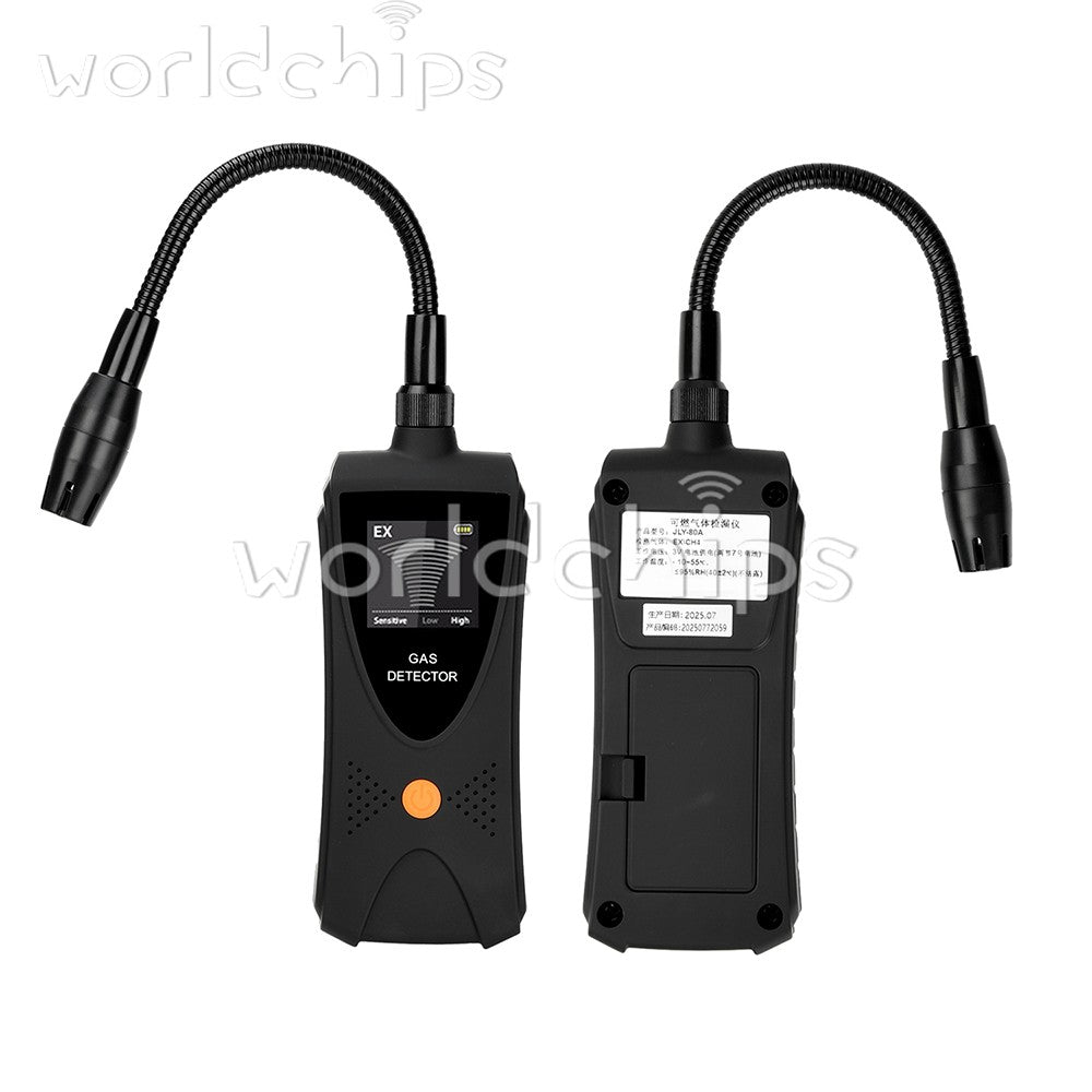 Color LCD display Gas Leak Detector 0~10,000 PPM Natural Gas Detector with Probe