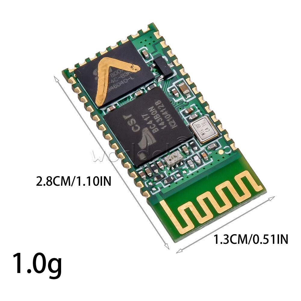 10Pcs Serial RS232 TTL HC-05 30ft Wireless Bluetooth RF Transceiver Module