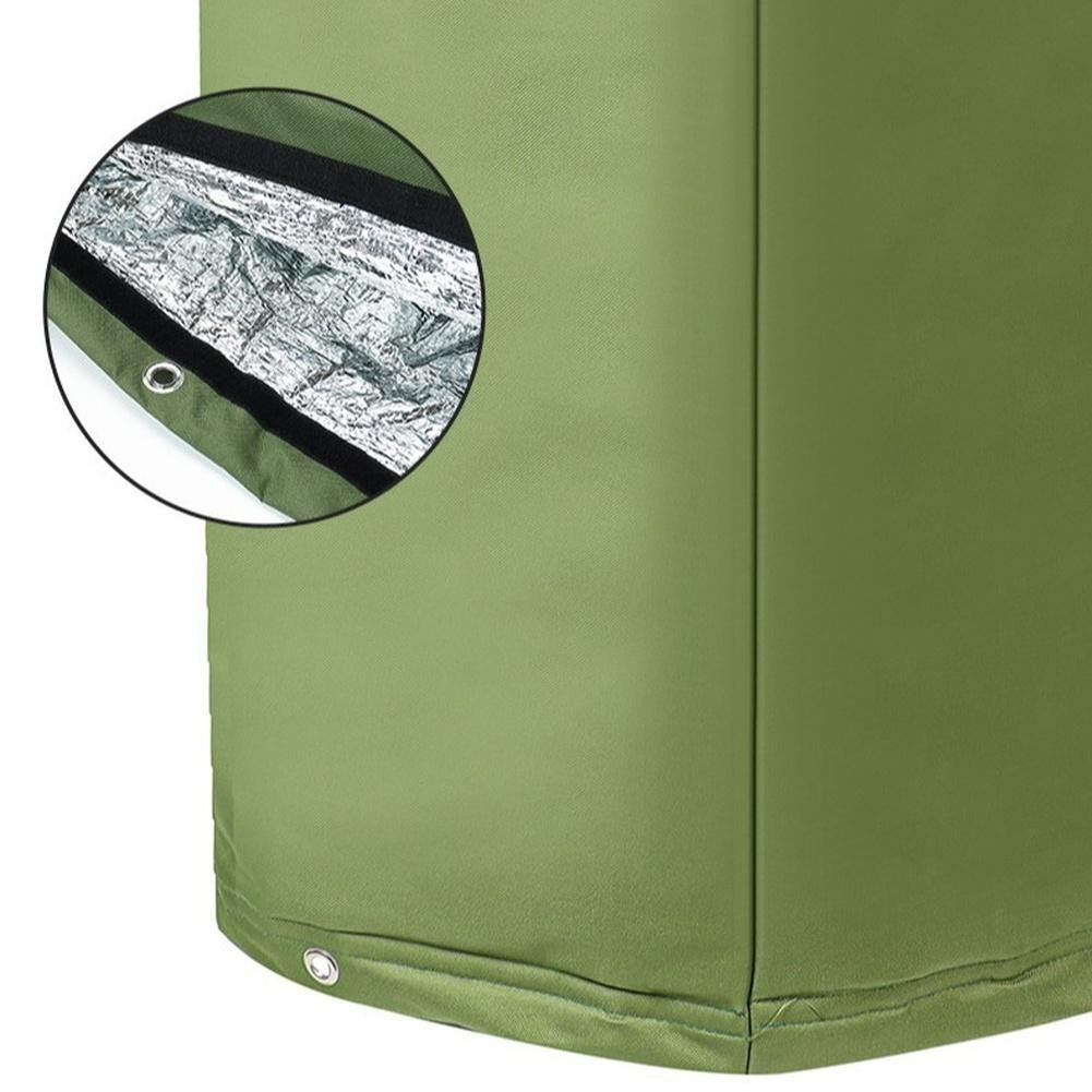Weatherproof Well Pump Cover Five Layer Insulation 600D Oxford Fabric Green