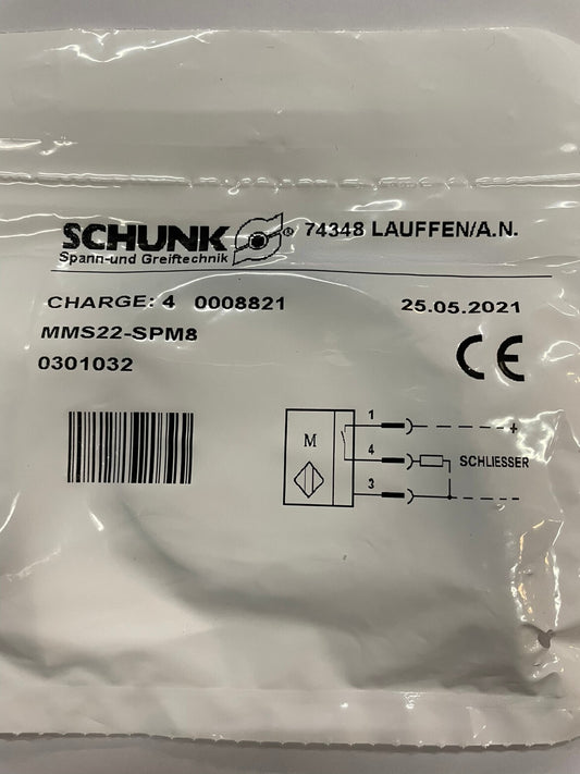 1pcs SCHUNK 0301032 MMS22-SPM8 PNP