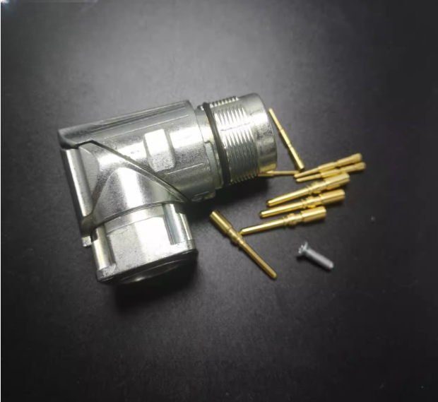 AB servo motor ation plug bend connector 9 Pins