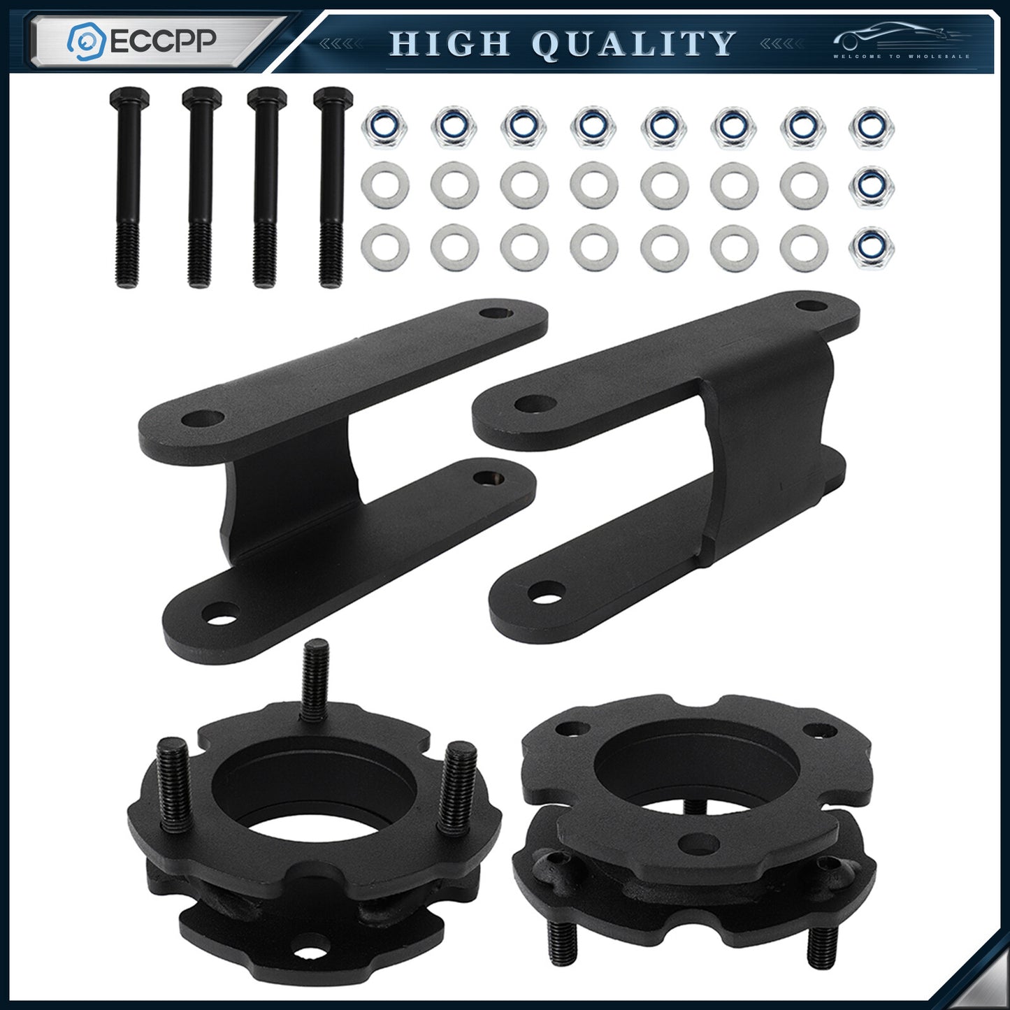ECCPP 2" Front 2" Rear Leveling Lift Kit For Chevy Colorado GMC Canyon 2015-2022