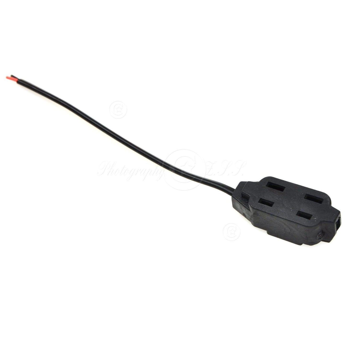 2x 1 To 3 Sockets Splitter CA/US Connector IP Camera Power Supply Adapter Plug