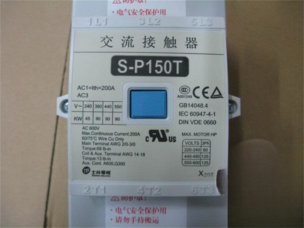1/piece  Shihlin SP Series AC Contactor S-P150T Coil Voltage AC220V