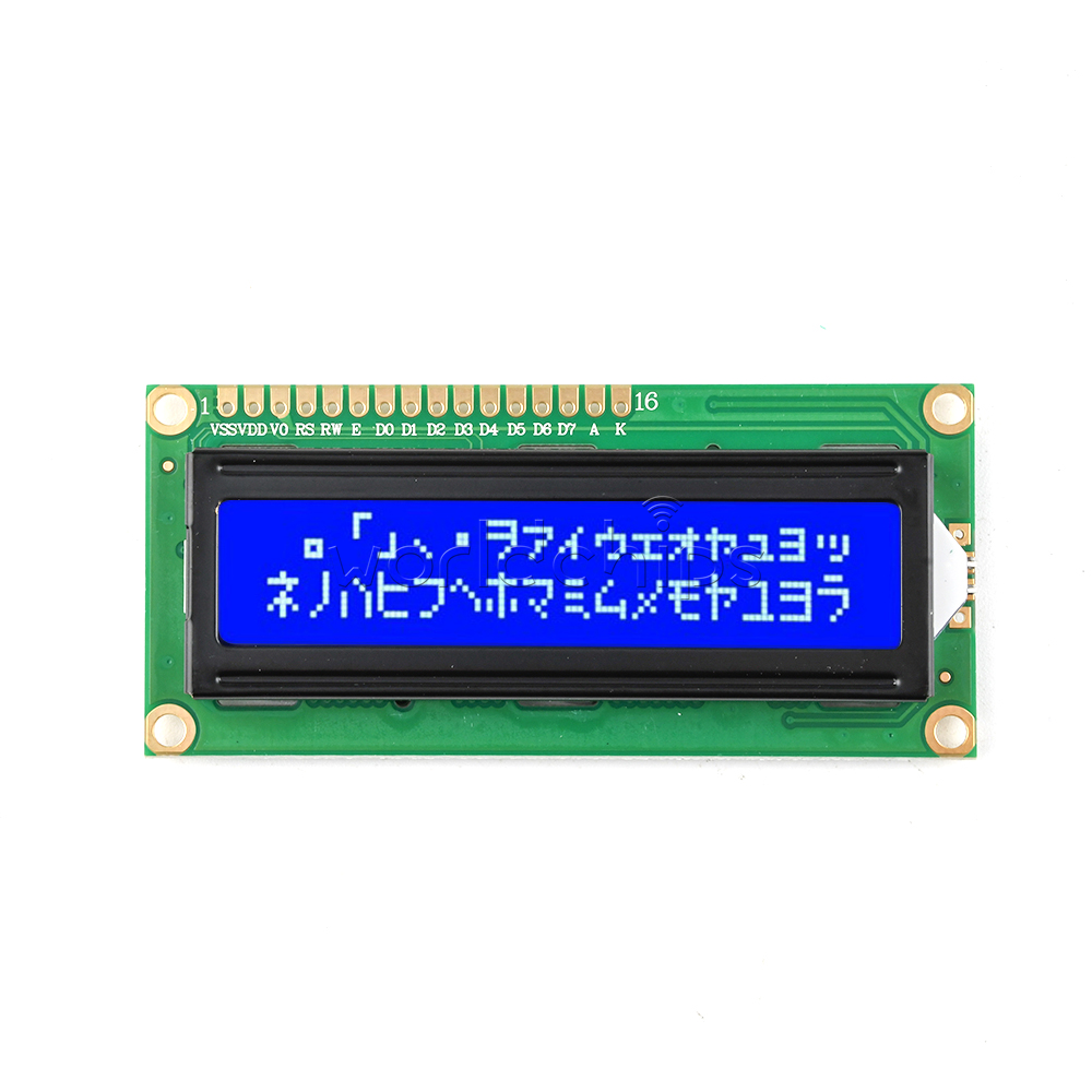 10x 5V 1602 16x2 Character LCD Display Module HD44780 Controller Blue Blacklight