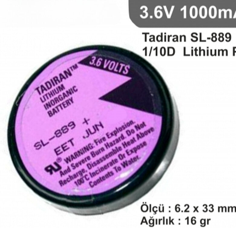 1PC SL-889/P3.6V1/10DL889 battery