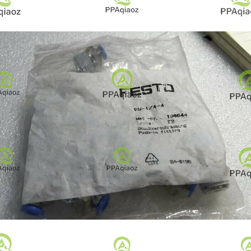 10PC  FESTO QS-1/4-4 190644 Fittings Free Shipping QS144