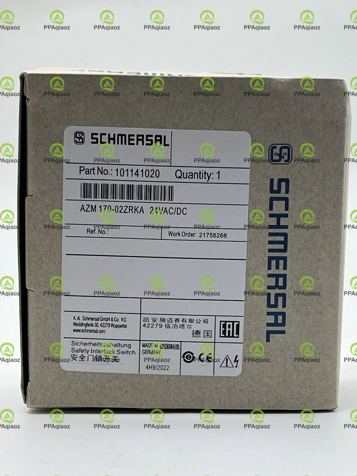 1PCS  SCHMERSAL safety switch AZM170-02ZRKA 24VAC/DC #P