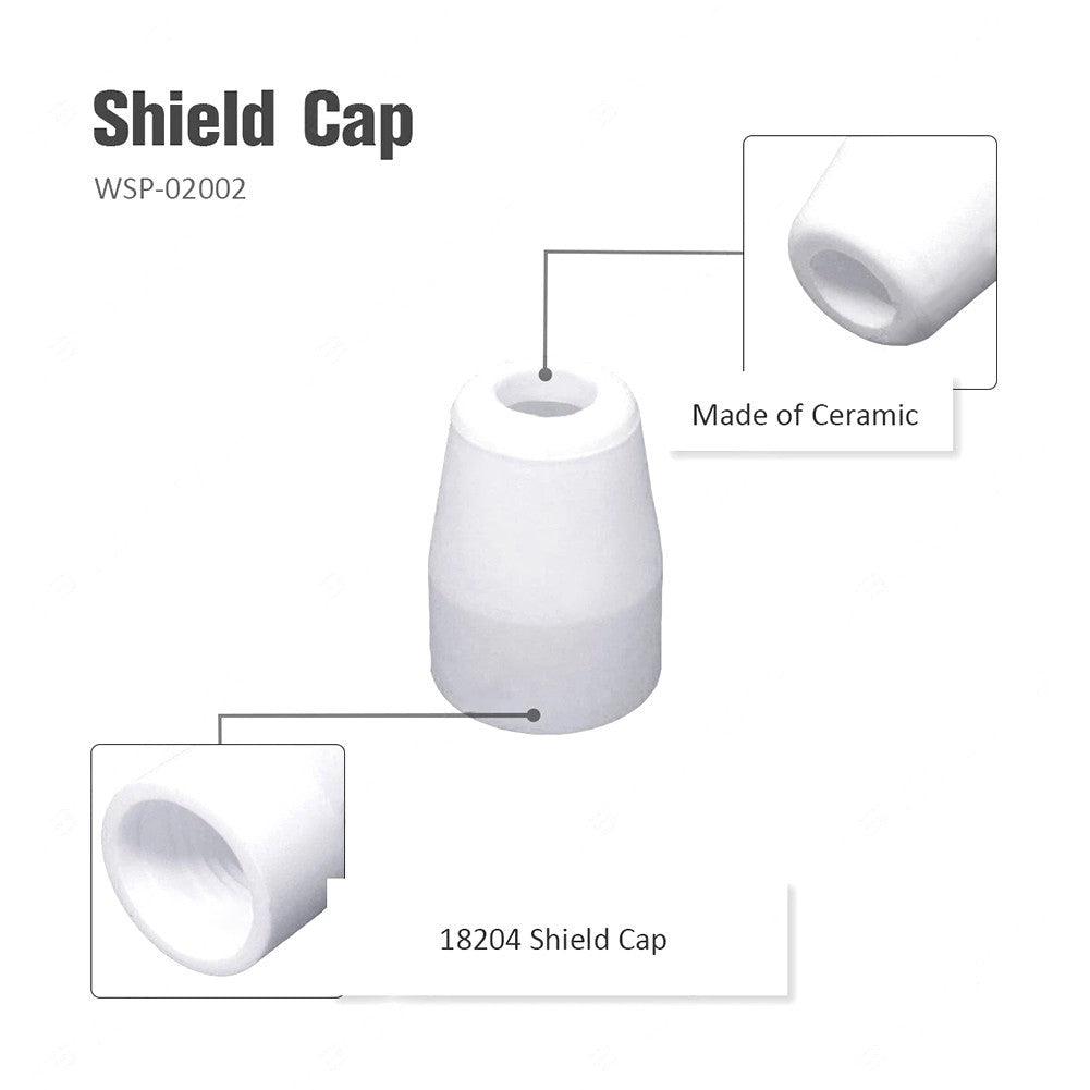 50pcs Plasma Electrode Nozzle Swirl Ring Shield Cup Kit for PT31XL Torch Cutter