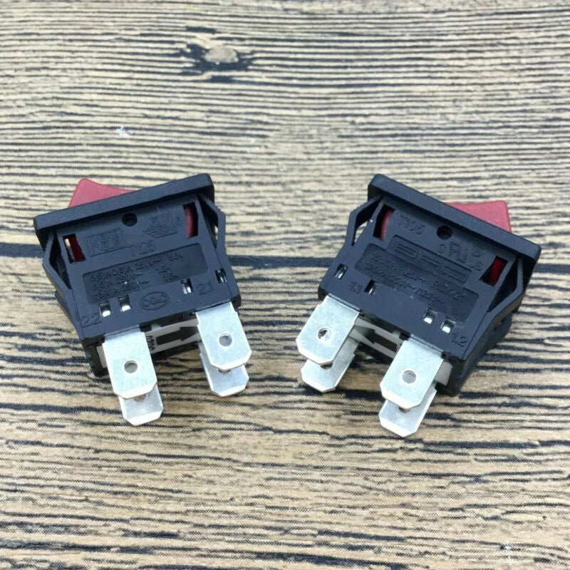 2pcs IBAO RCK-21 12A/250V 15.1A/125V 4FEET ON-OFF Rocker Switch