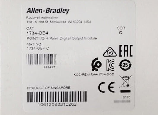 For Allen-Bradley 1734-OB4 POINT I/O 4 Point Digital Output Module 1734OB4