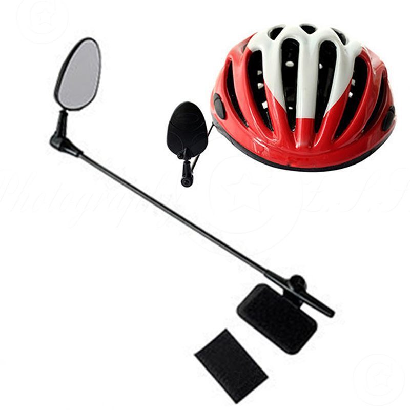 360° Rotatable MTB Bike Cycling Safety Helmet Mount Rear View Mirror For Riding