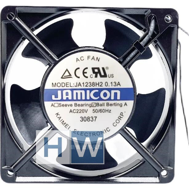 1PC  JA1238H2 JAMICON 12038 0.13A 220V 12CM Cabinet Cooling Fan