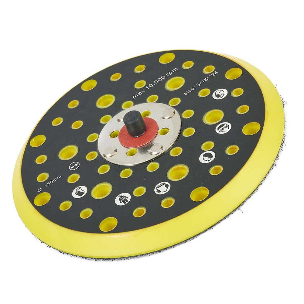 1*6 Inch 52 Holes Sander Backing Pad  Hook&Loop Dust Sanding Disc