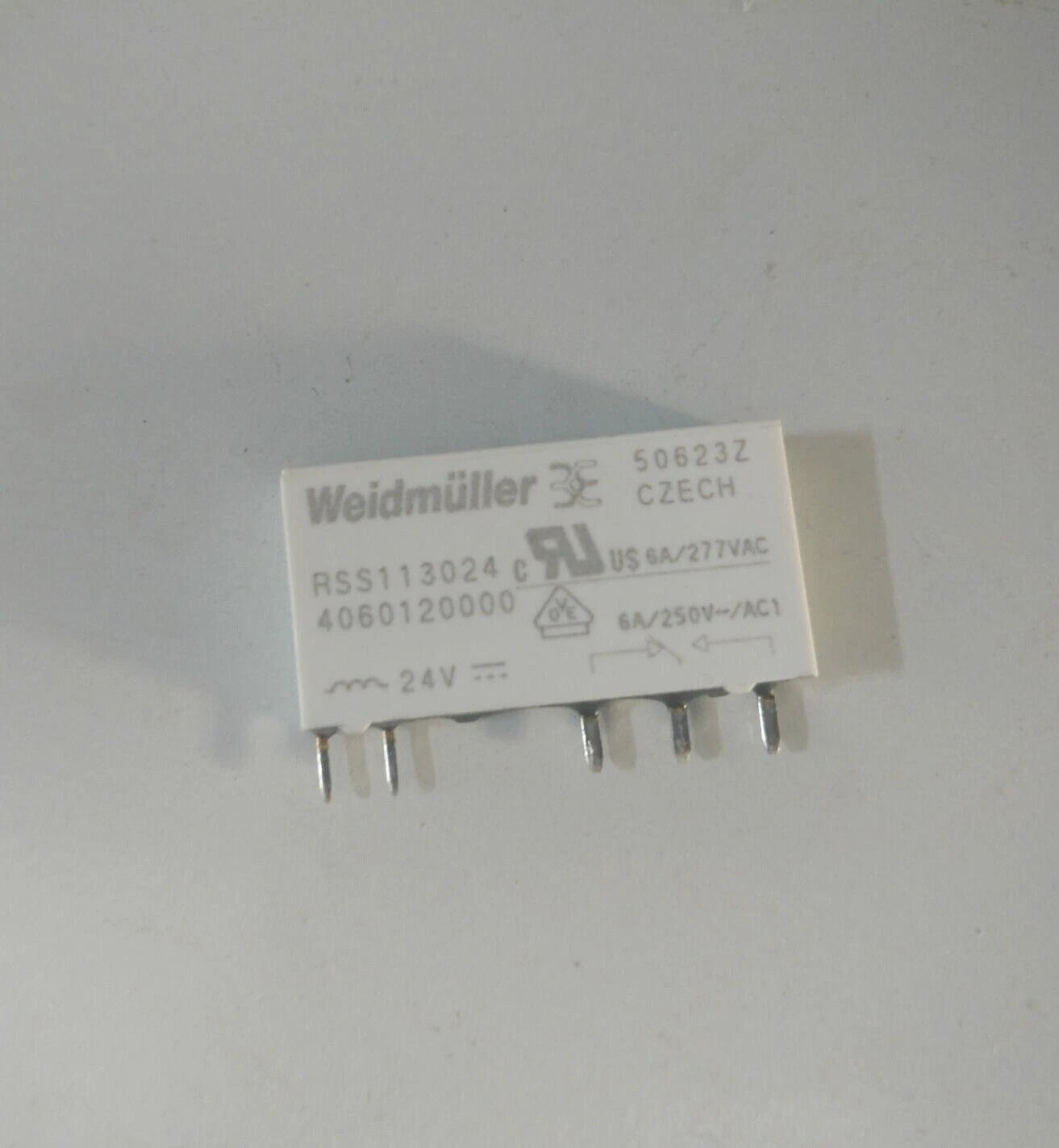 5pcs RSS113024 4060120000 24V 6A 5pins Weidmuller Relay