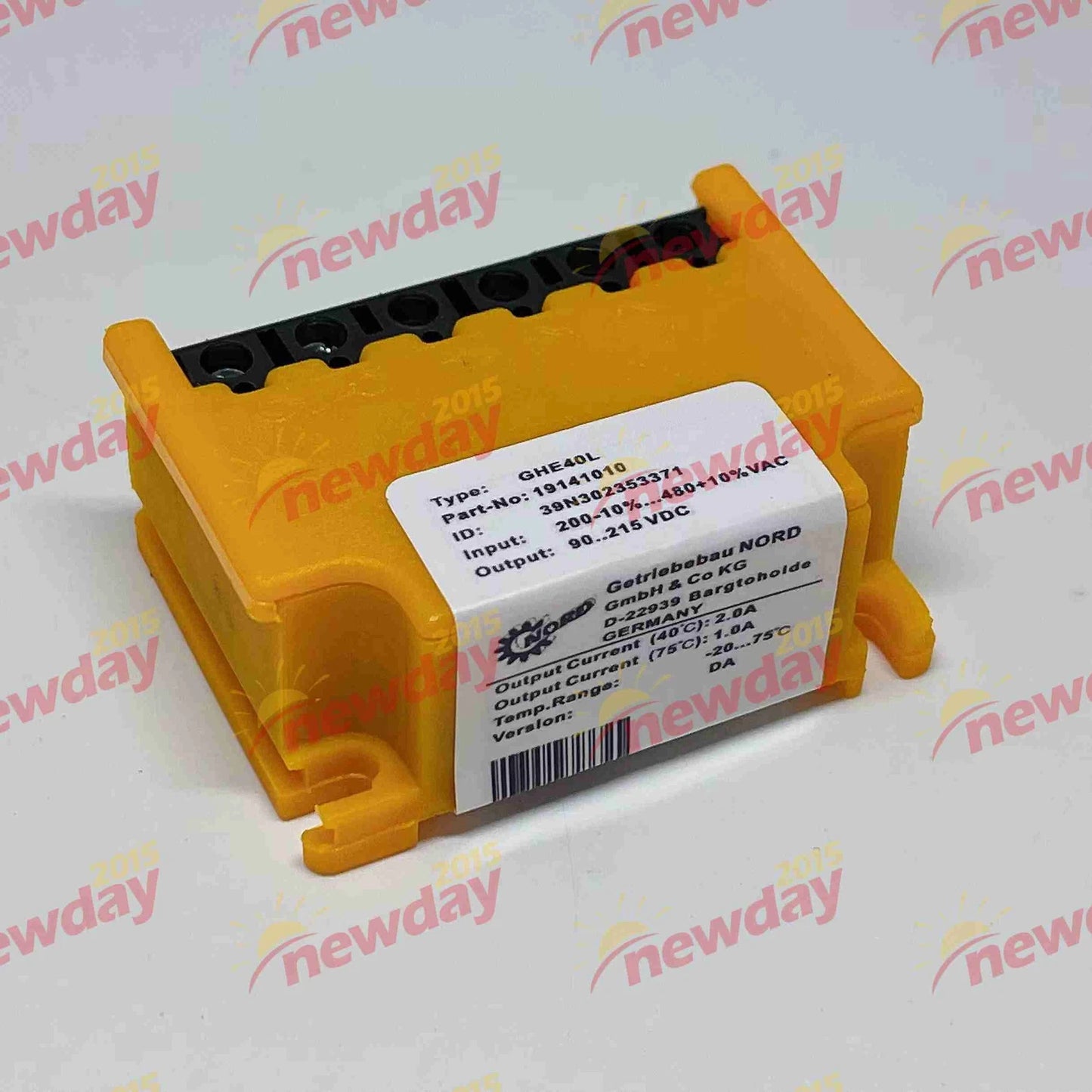 NORD GHE40L 19141010 Motor Brake Rectifier Block Rectifier Power Supply