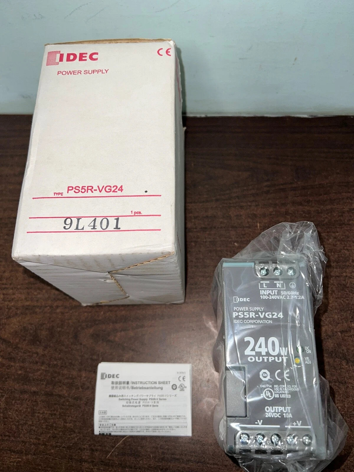IDEC PS5R-VG24 Power Supply ping #P
