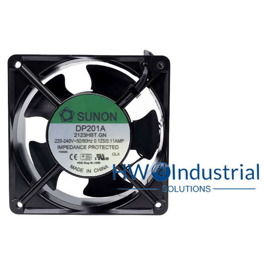 SUNON DP201A 2123HST GN 220-240V 0.125/0.11AMP 12CM Axial Flow Cooling Fan