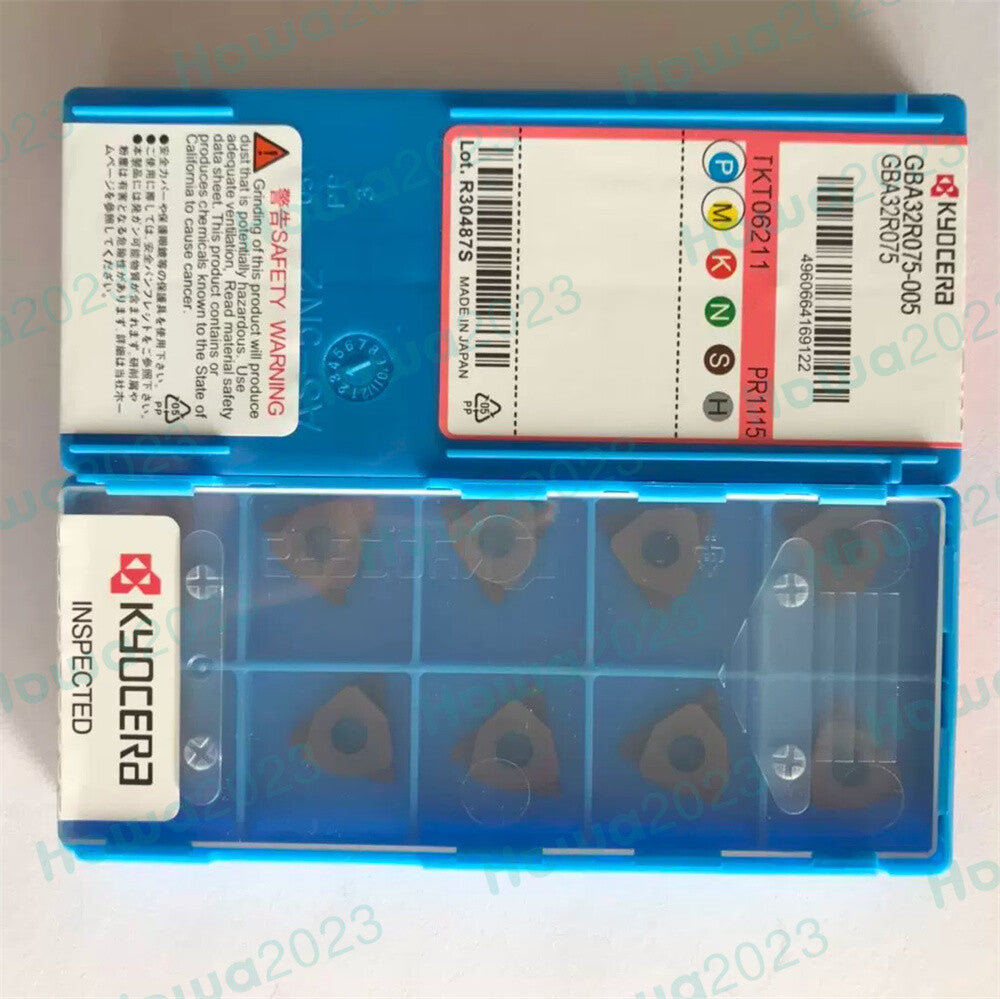 10Pieces/Box Kyocera GBA32R075-005 PR1115 Turning Blade Carbide Insert