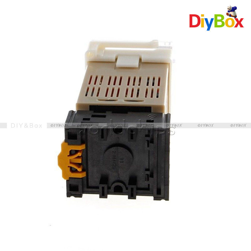 DH48S-S Digital AC 220V Precision Programmable Time Delay Relay W/ Socket Base