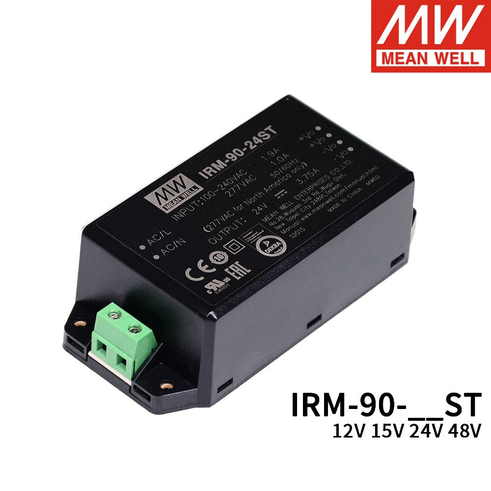 Mean Well IRM-90-ST switching power supply 15/12V24V48 terminal type 90W module