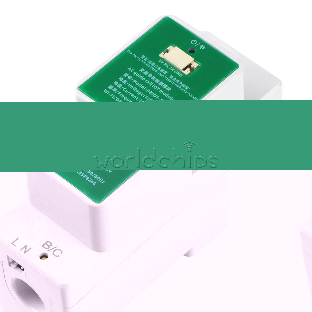 Din Rail Single Phase 100A WIFI Smart Energy Meter Power Monitor AC 110/220V