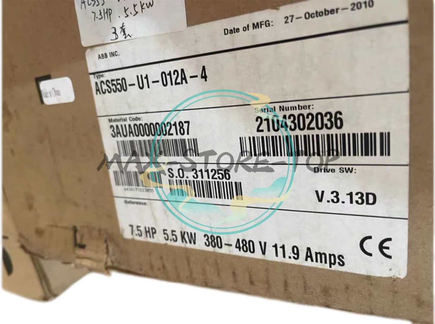 1PC  ABB ACS550-U1-012A-4 Variable Frequency Drive fast shipping  or UPS
