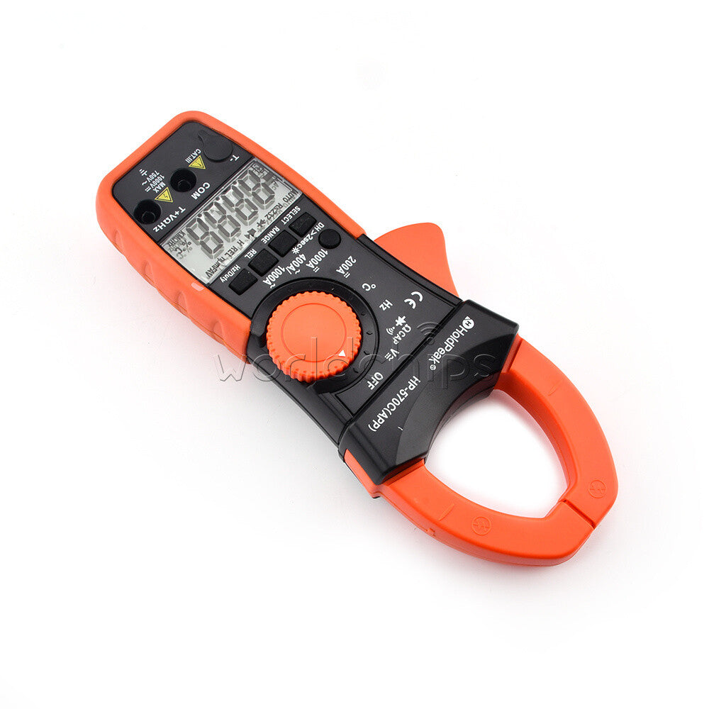 Digital Clamp Meter DC Current 4000 Counts AC/DC Volt 1000A Handheld Tester