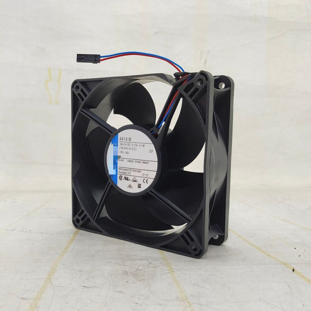 1 PCS Cooling fan TYP 4414M DC24V 4.1W 12038 12CM 2 wire inverter fan