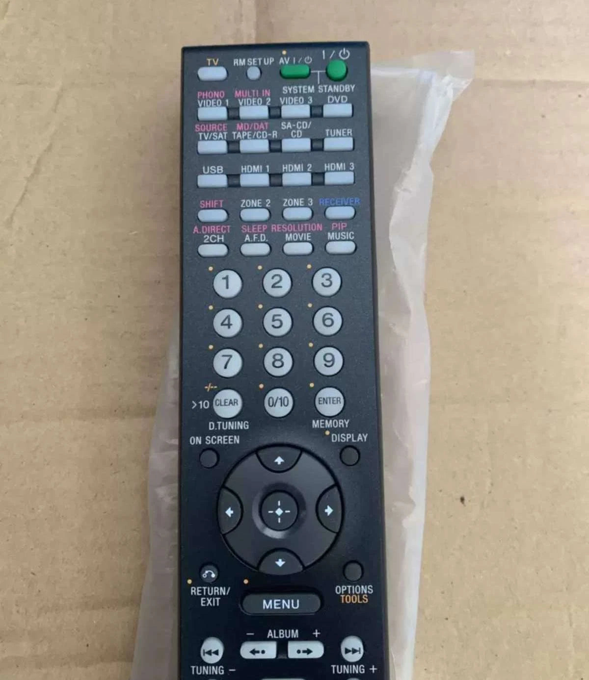 1PC Sony RM-AAL006 AV Receiver Remote Control
