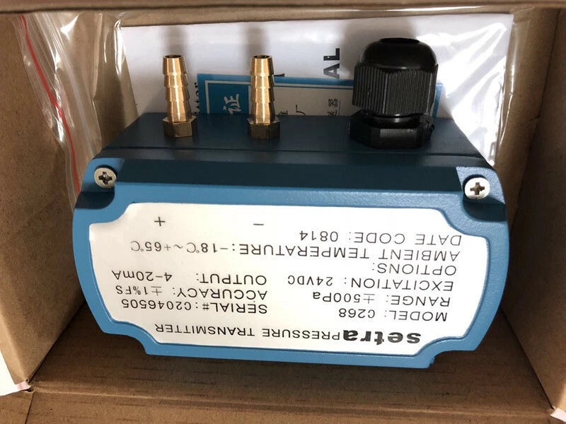1pc  Differential pressure transmitter C268 +-500PA/d #P