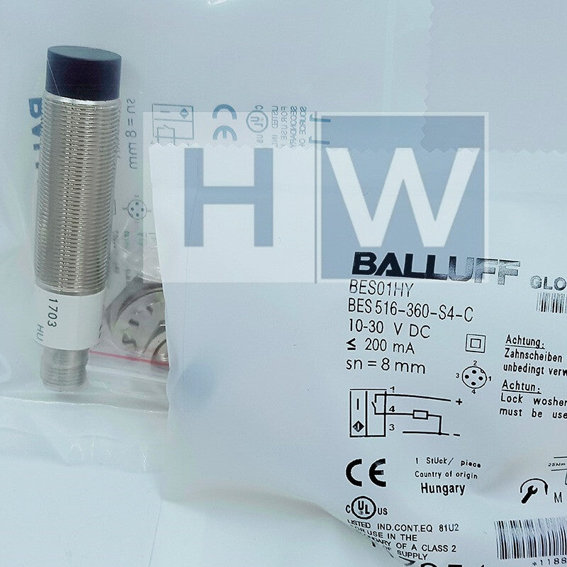 1PC BALLUFF BES01HY Inductive Sensor Proximity Switch BES 516-360-S4-C