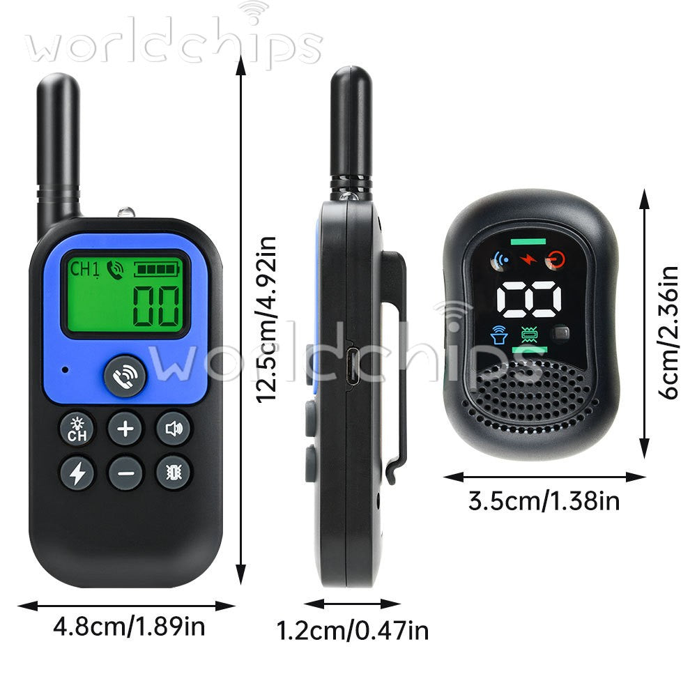 4900 FT Remote Dog Shock Training Collar Rechargeable Waterproof Pet Trainer