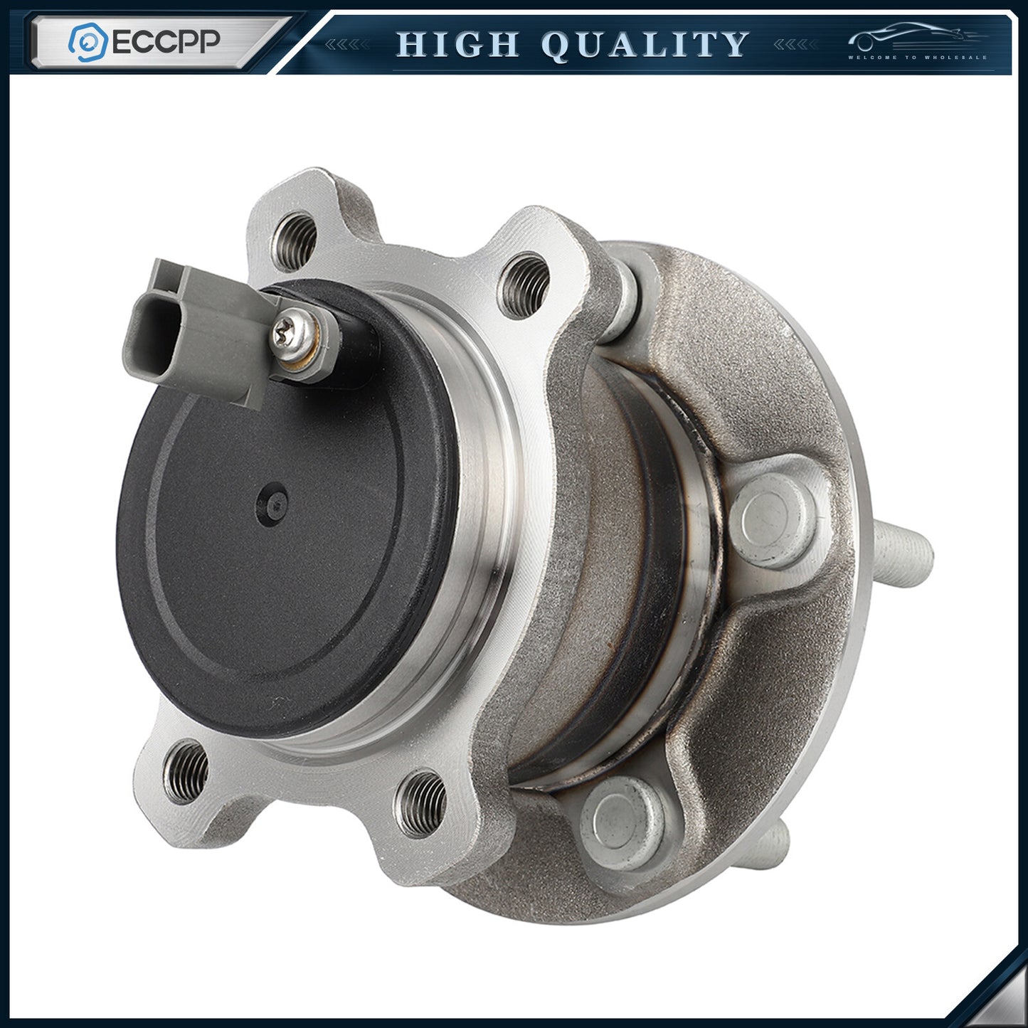 1Pc Wheel Hub Bearing Rear FWD For 2013-2019 Ford Escape with Automated Parking