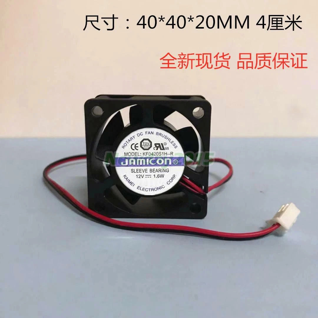 JAMICON UPS cooling fan KF0420S1H-R DC12V 1.6W 4CM 40mm 4020 2-wire