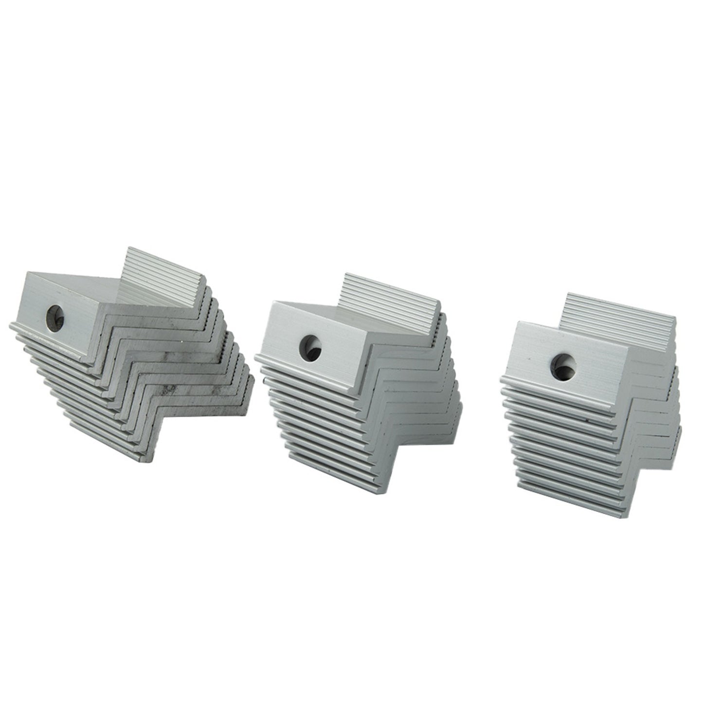 10Pcs End Clamp 4 Types PV End Clamp Photovoltaic Solar Panel Mount